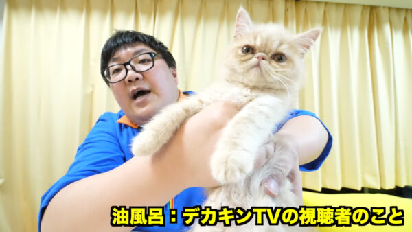 デカキンの飼っている猫が知りたい!名前や種類は?