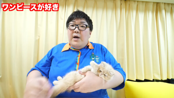 デカキンの飼っている猫が知りたい!名前や種類は?