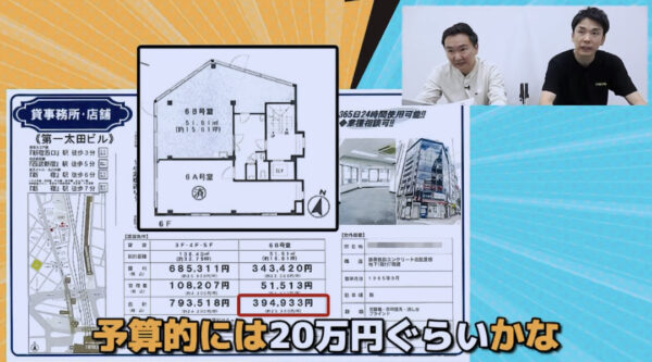 かまいたちチャンネルに専用のyoutube部屋が？場所は代々木でどんな間取り？