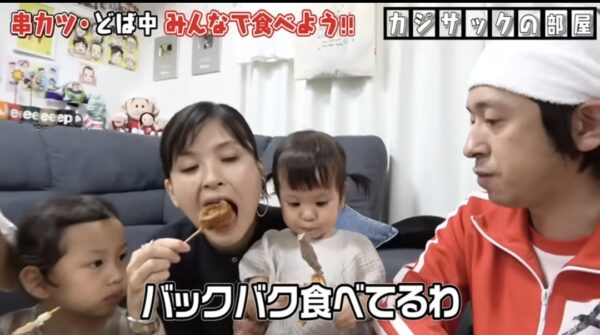 カジサック娘はるちゃんについて!誕生日のお祝いやおもちゃなどはじめての体験に注目!