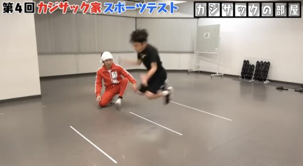 カジサックのスポーツ企画まとめ!運動神経良すぎ・ファミリーで運動も!