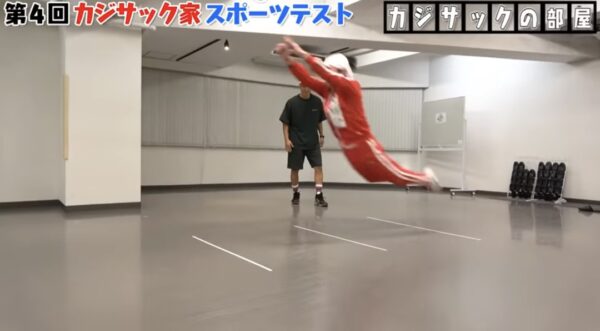 カジサックのスポーツ企画まとめ!運動神経良すぎ・ファミリーで運動も!