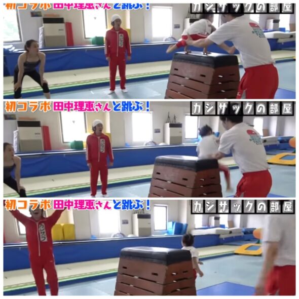 カジサックの次女せんちゃんについて！跳び箱はじめその運動神経に注目！